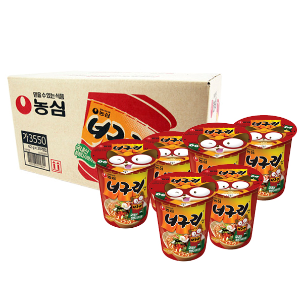 너구리컵(62g) x 30개입